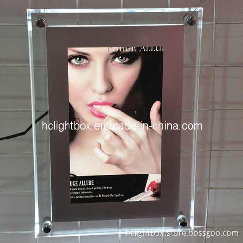 Frameless Acrylic Crystal Light Box Wall Mount Picture